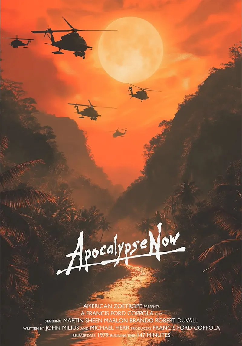 Apocalypse Now pellicola backlit da Attaboy Dsgn
