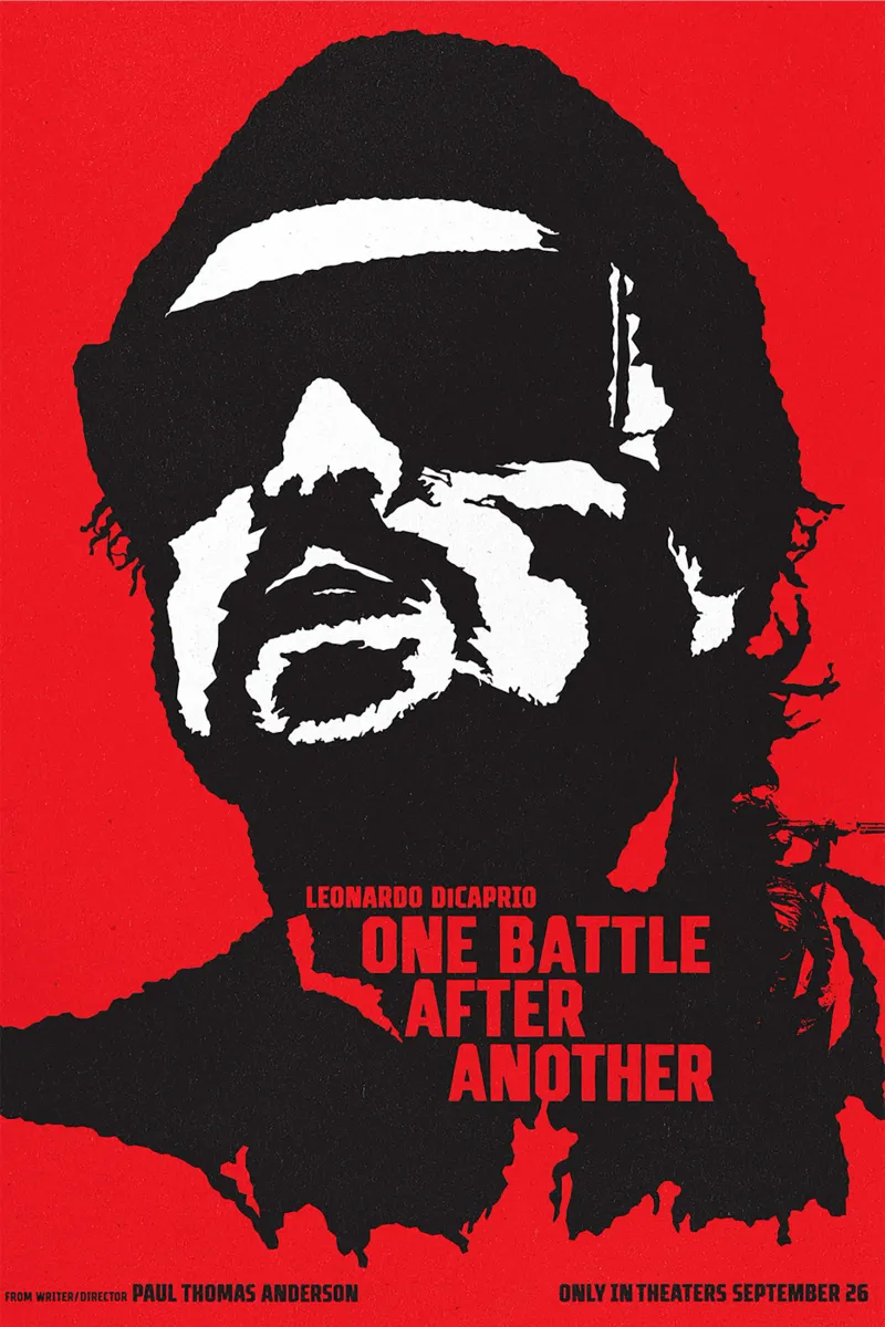 One Battle After Another pellicola backlit da Attaboy Dsgn