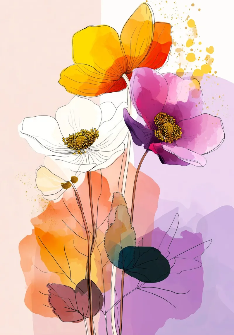 Fleurs hahnemühle de Justyna Jaszke JBJart