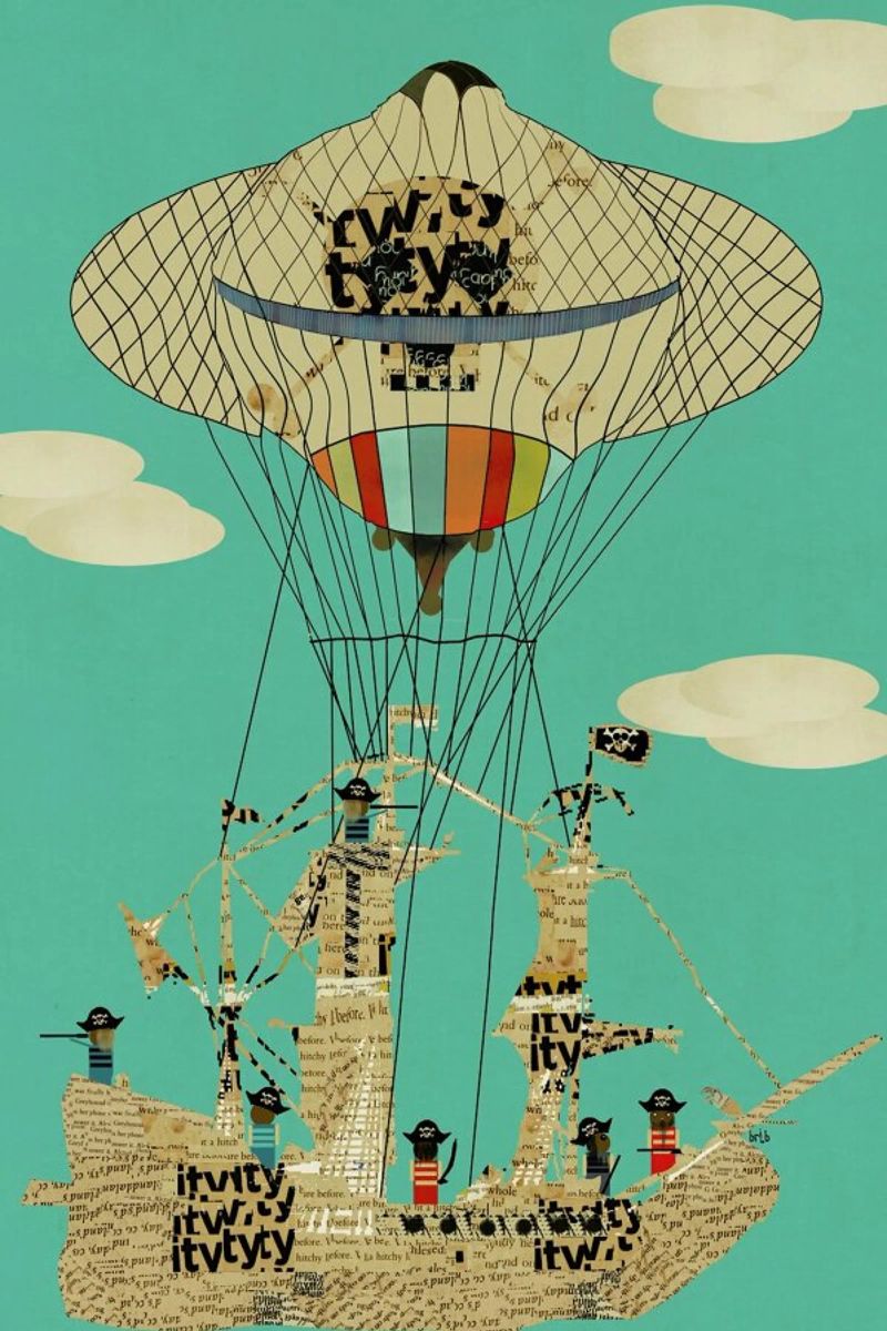 sky pirates tela da Brian Buckley