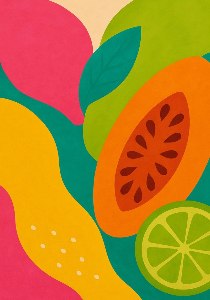 Juicy Shapes poster by Mosaic Dialogue