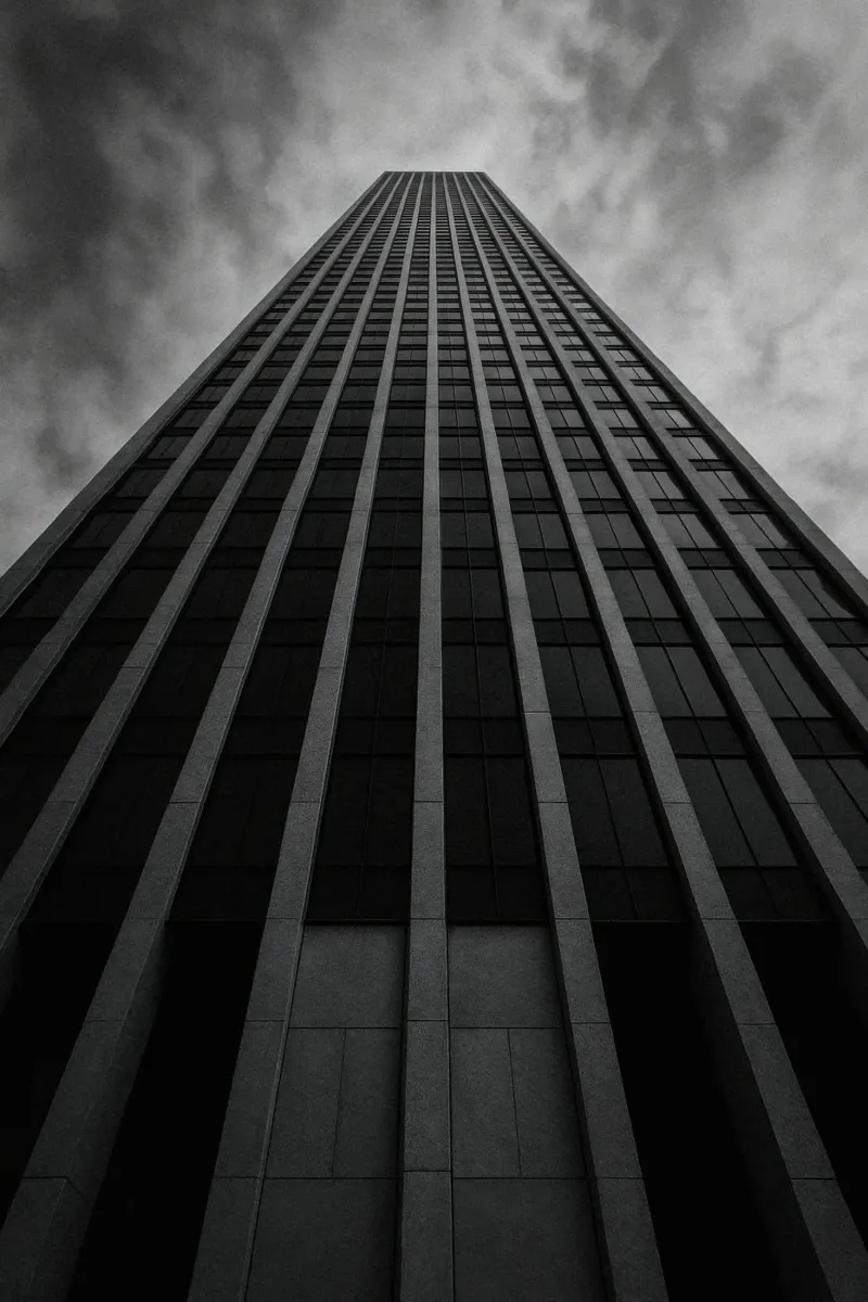 Houston - Ascensione verticale pellicola backlit da Black & White