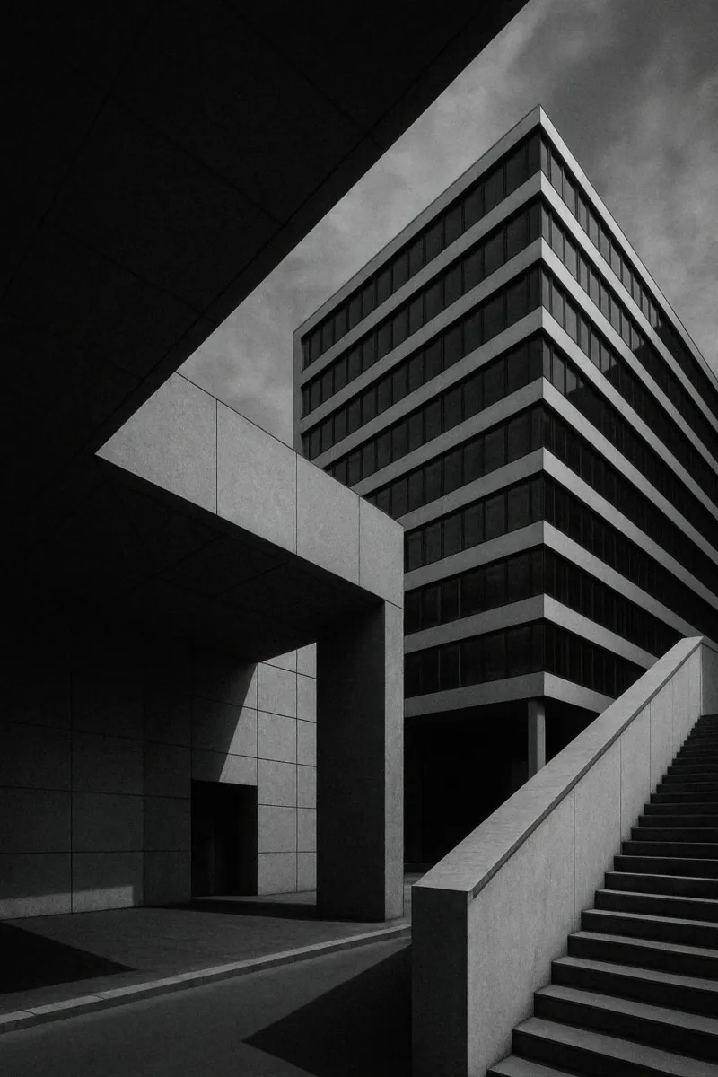 Francoforte - Ordine e caos pellicola backlit da Black & White