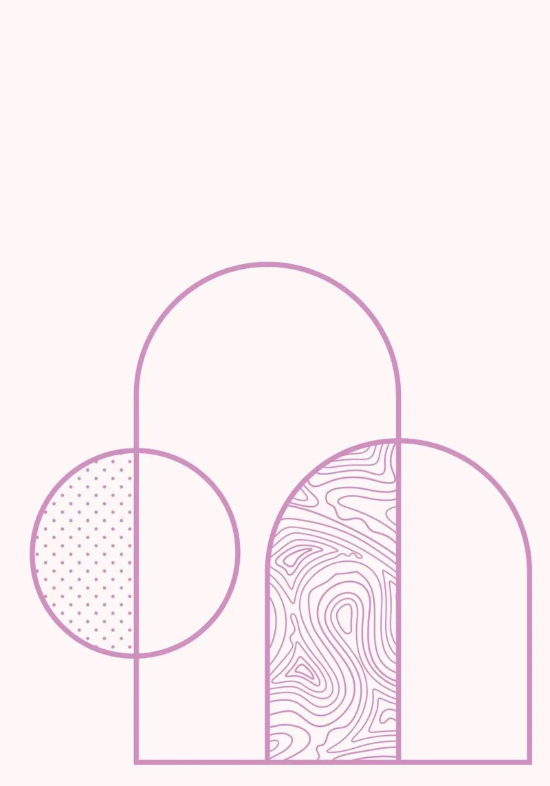 Minimalist Arch & Circle Line Art Print by Organic Patterns, hahnemühle by NorwesClub