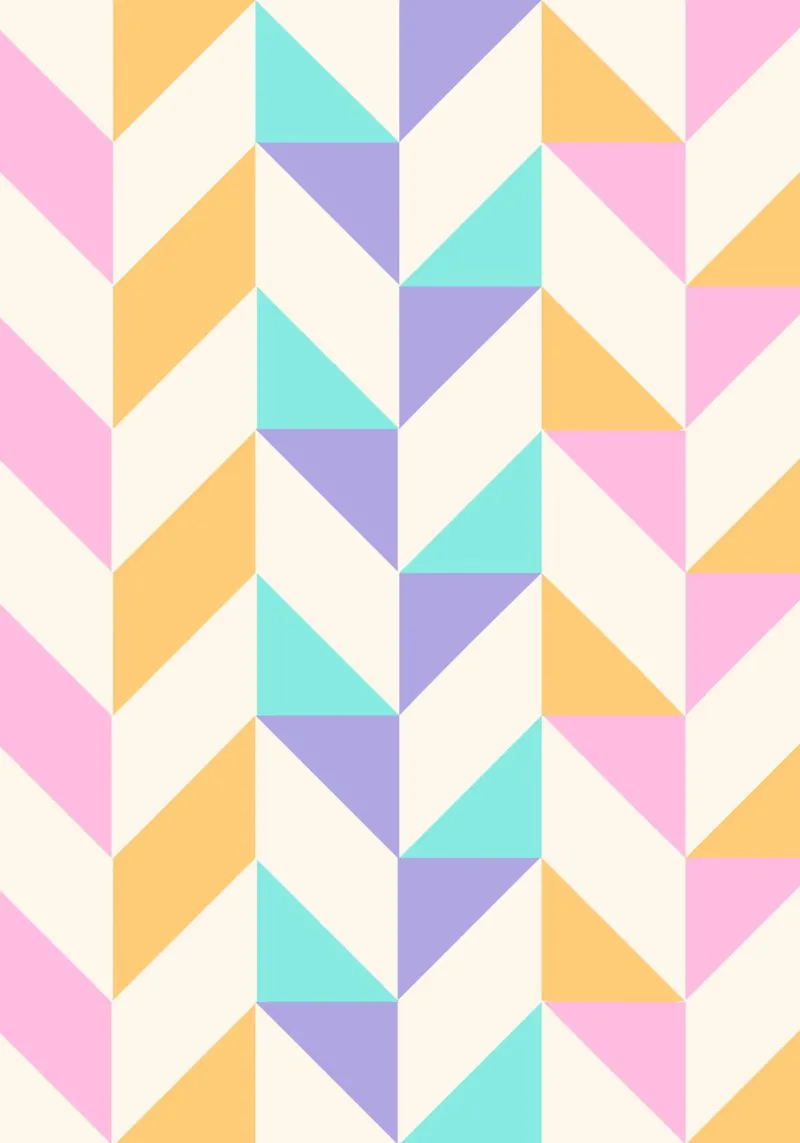 Pastel Chevron Geometric Pattern Art Print by Modernist Desi canvas by NorwesClub