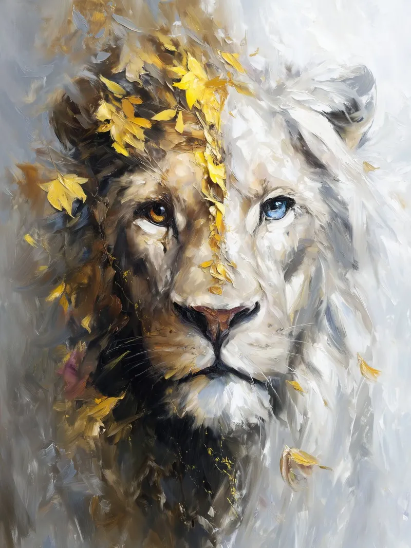 Lion Golden pellicola backlit da Mateo