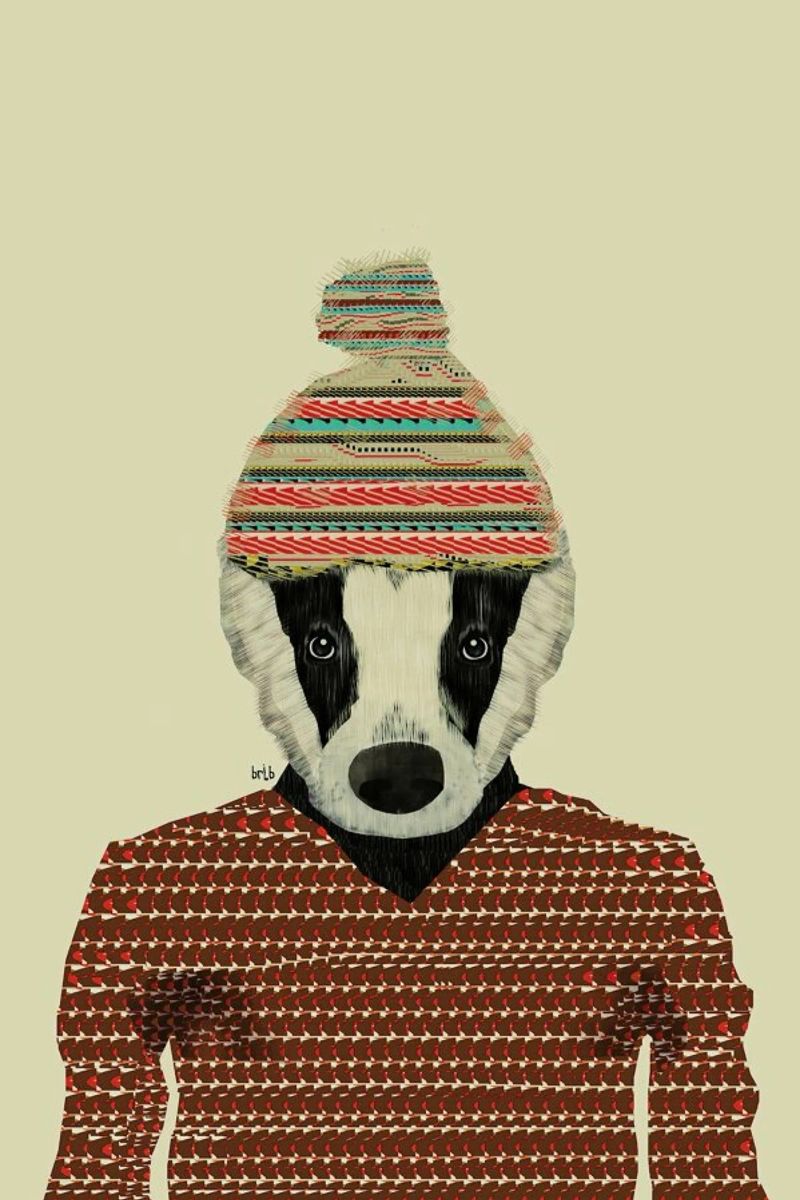 seb the badger metacrilato de Brian Buckley