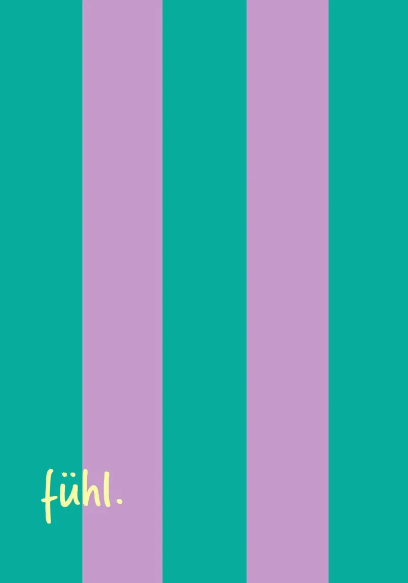feel. poster con telaio in plastica da FRICKE DESIGN
