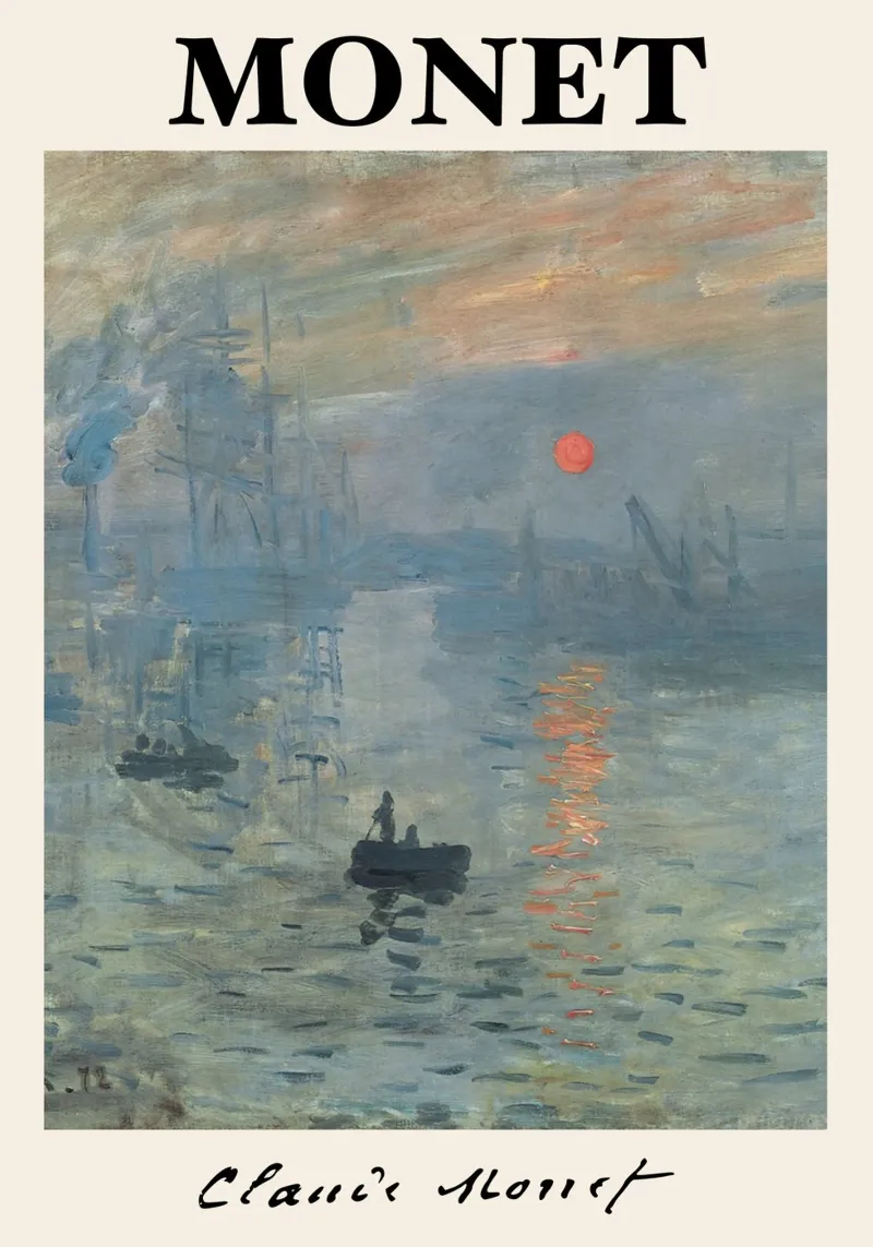 Claude Monet - Impression, Sonnenaufgang: Ikone des Impressionismus Hahnemühle von NorwesClub