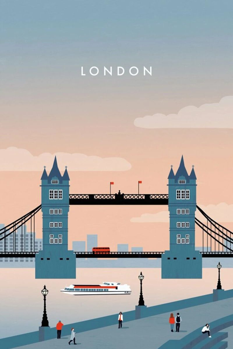 London poster by Katinka Reinke
