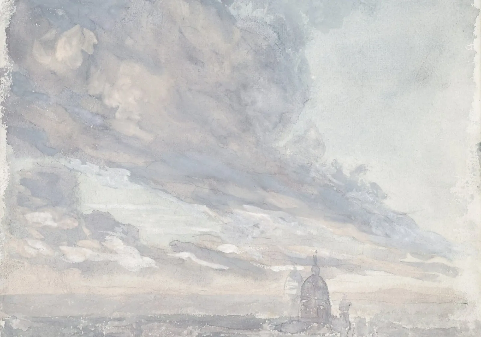Lathrop: Studio delle nuvole, Cieli romantici, Paesaggio atmosferico poster con telaio in alluminio da NorwesClub