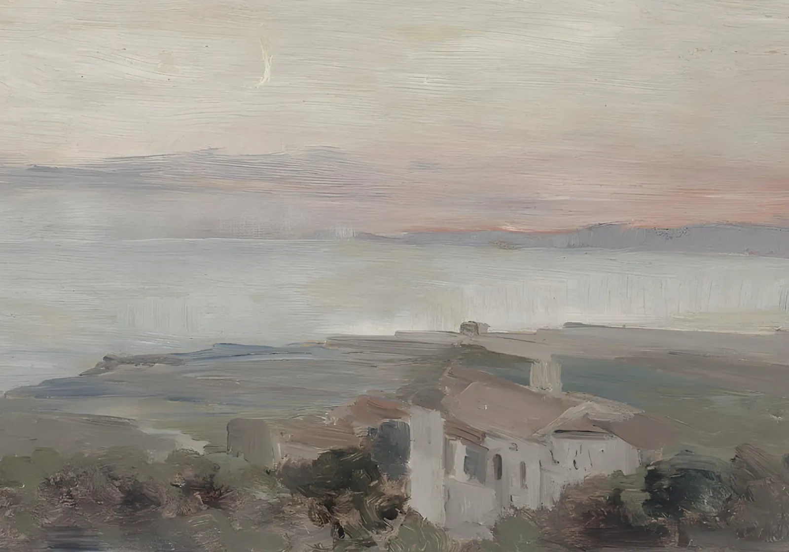 Egner: Torre del Greco, Impressionist Coastal Town carta hahnemühle da NorwesClub
