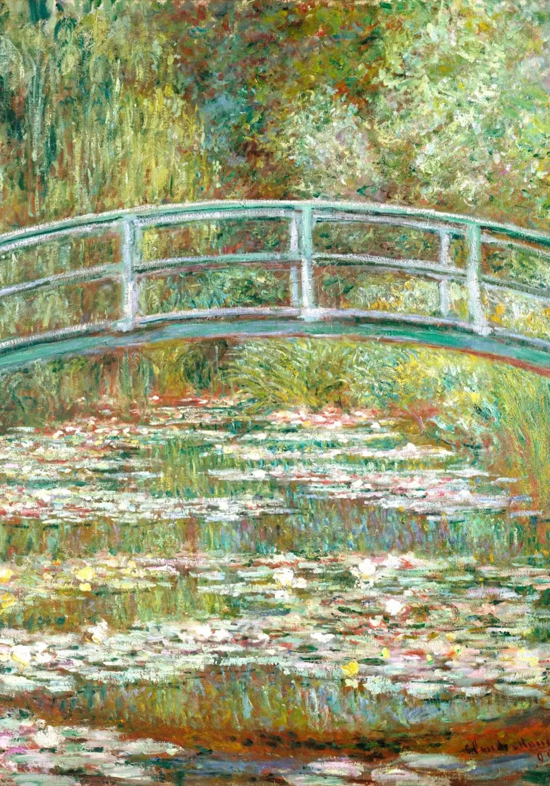 Monet: stagno di ninfee, Giverny, icona dell'impressionismo pellicola backlit da NorwesClub