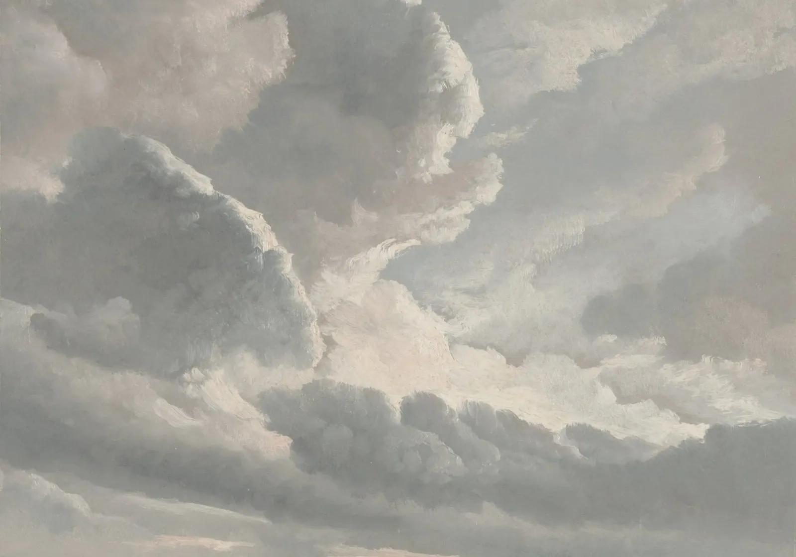 Simon Denis: Studio di nuvole, Tramonto a Roma, Cieli romantici alluminio dibond da NorwesClub