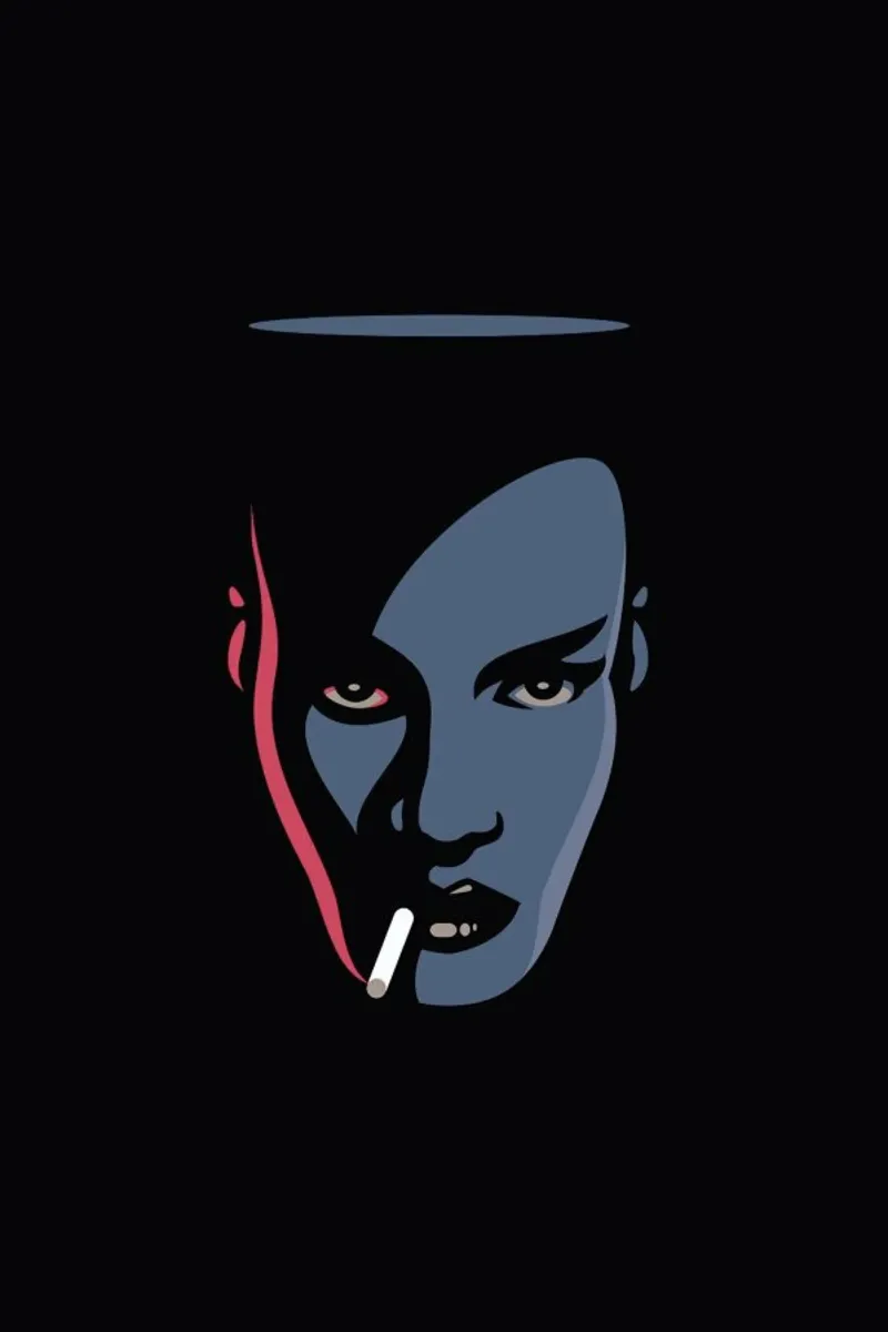 Grace Jones pellicola backlit da Bruno Morphet