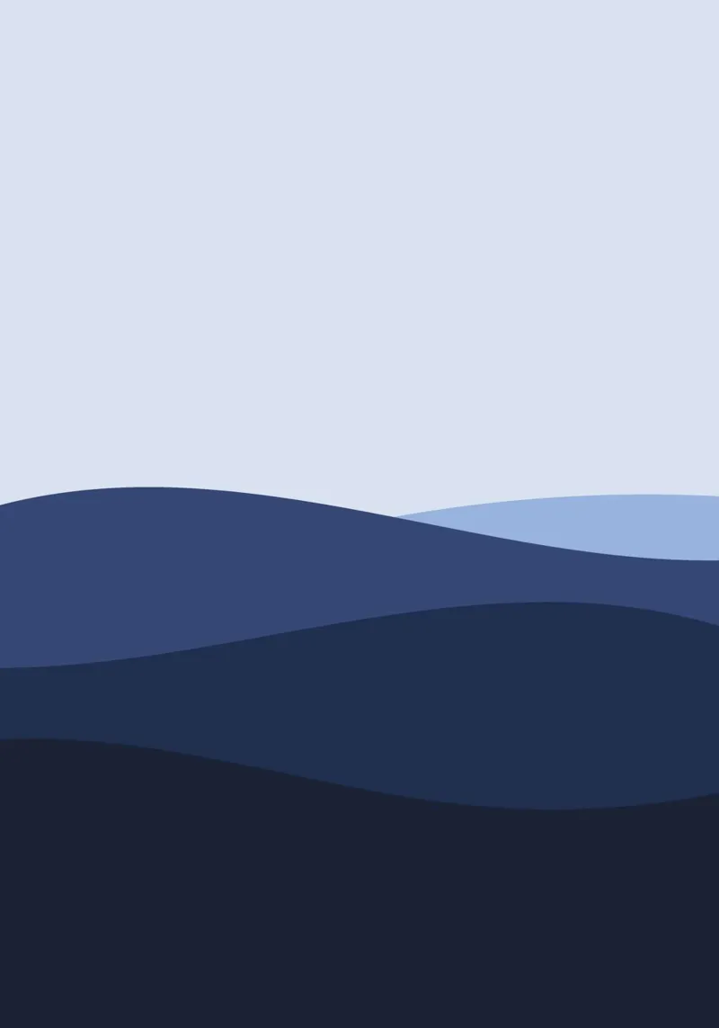 Illustration wave deep sea surface pellicola backlit da galihstudio