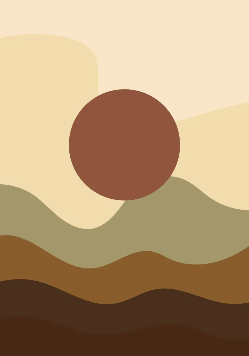 Illustration Surface Wave Cozy metacrilato de galihstudio