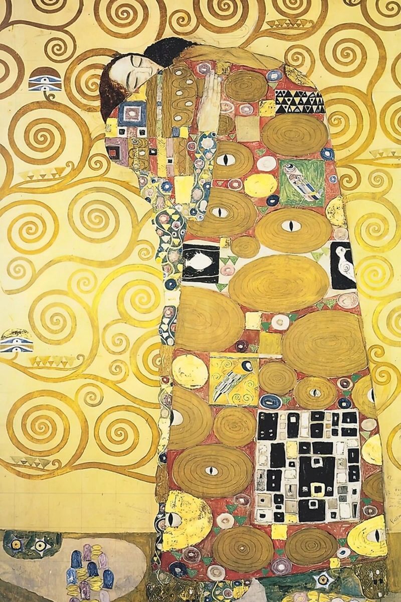 gustav klimt paintings, gustav klimt artwork Leinwand von Super Art