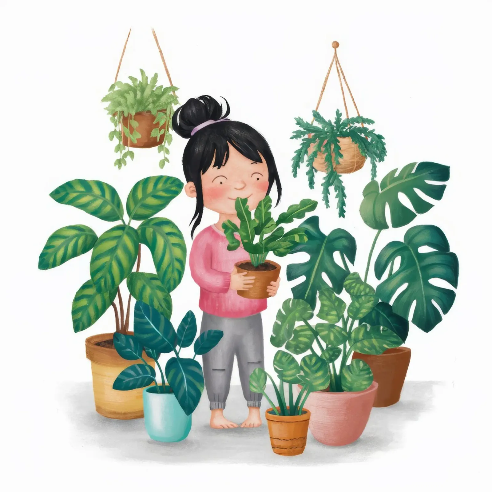 Tiny Green World canvas by Arcane Shade