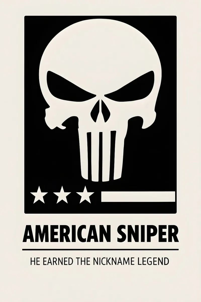 American Sniper Print pellicola backlit da MoviesArt