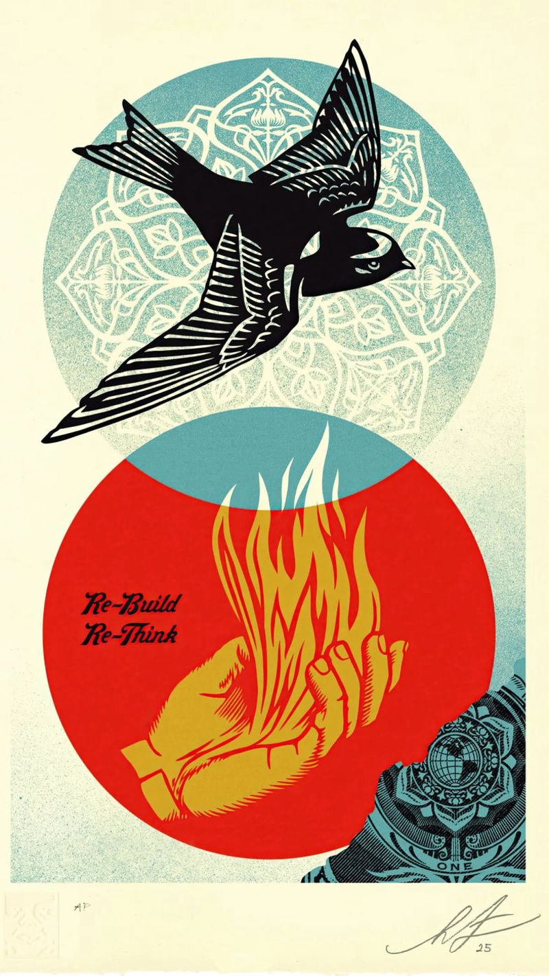 Neu bauen Neu denken Poster von American Poster