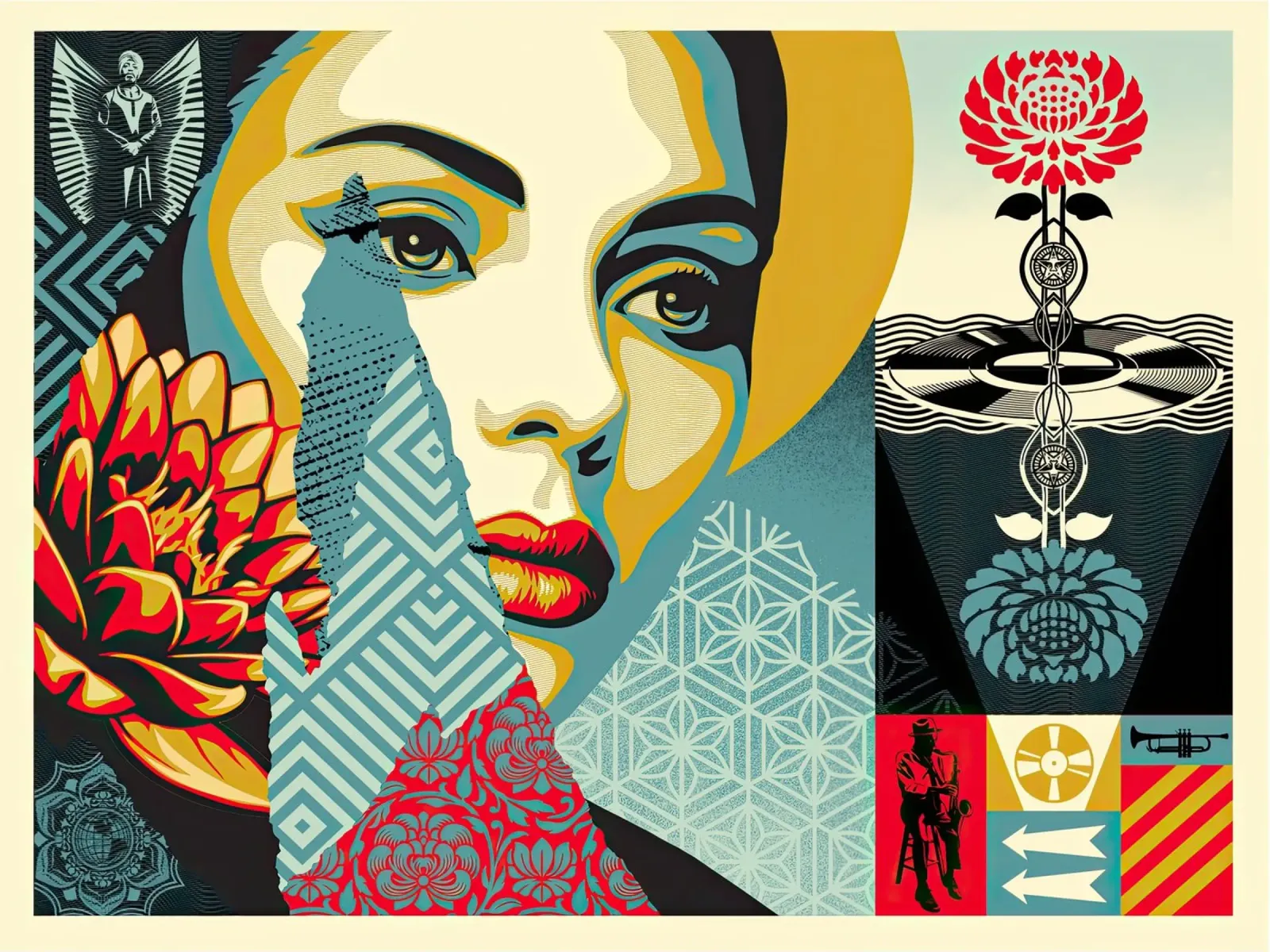 Harmonische Elemente Hahnemühle von American Poster