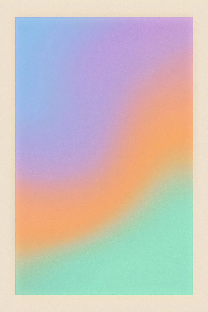 Pastel Breeze Alu-Dibond von SMPLE