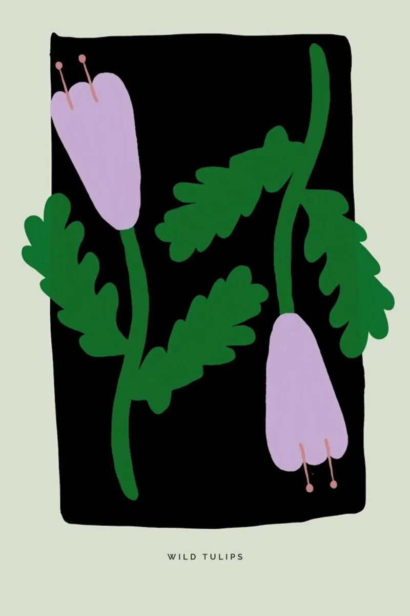 Wild Tulips II canvas by Studio One