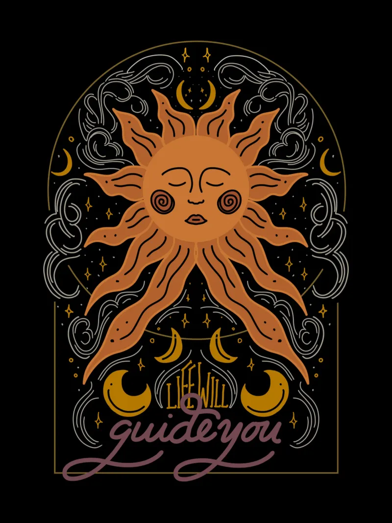 Life will Guide you pellicola backlit da anisillustration