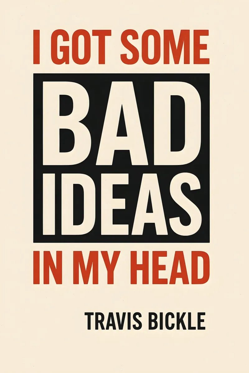 Bad Ideas Print poster con telaio in legno da MoviesArt