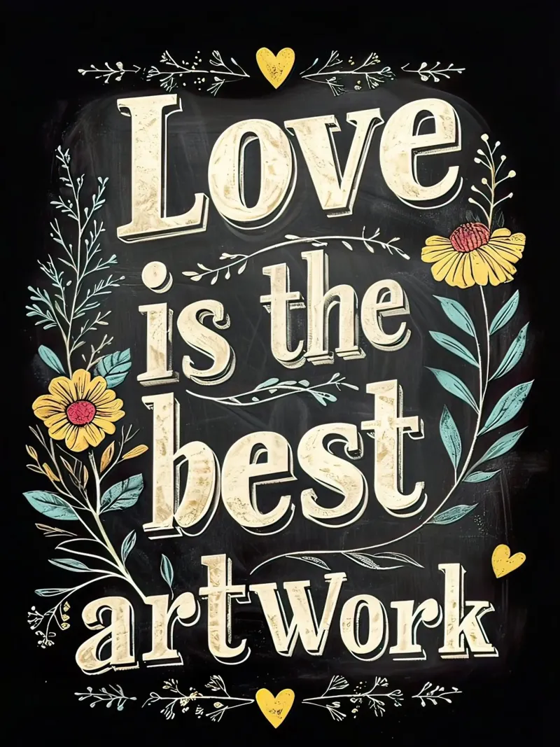 L'amore è la migliore opera d'arte pellicola backlit da 🎁 ARTVI-SHOP