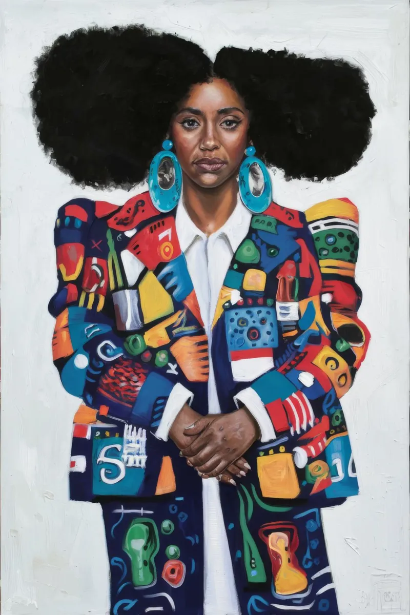 Identità vibrante poster con telaio in plastica da Ebony Carpenter