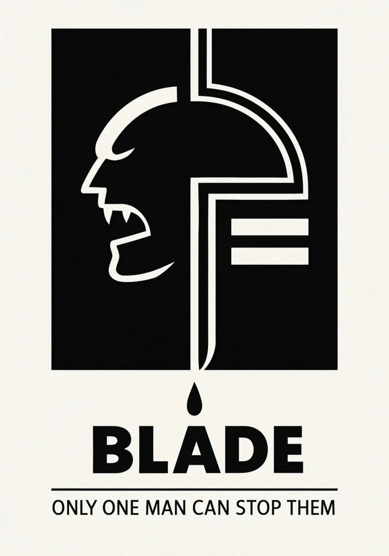 Blade Print pellicola backlit da MoviesArt
