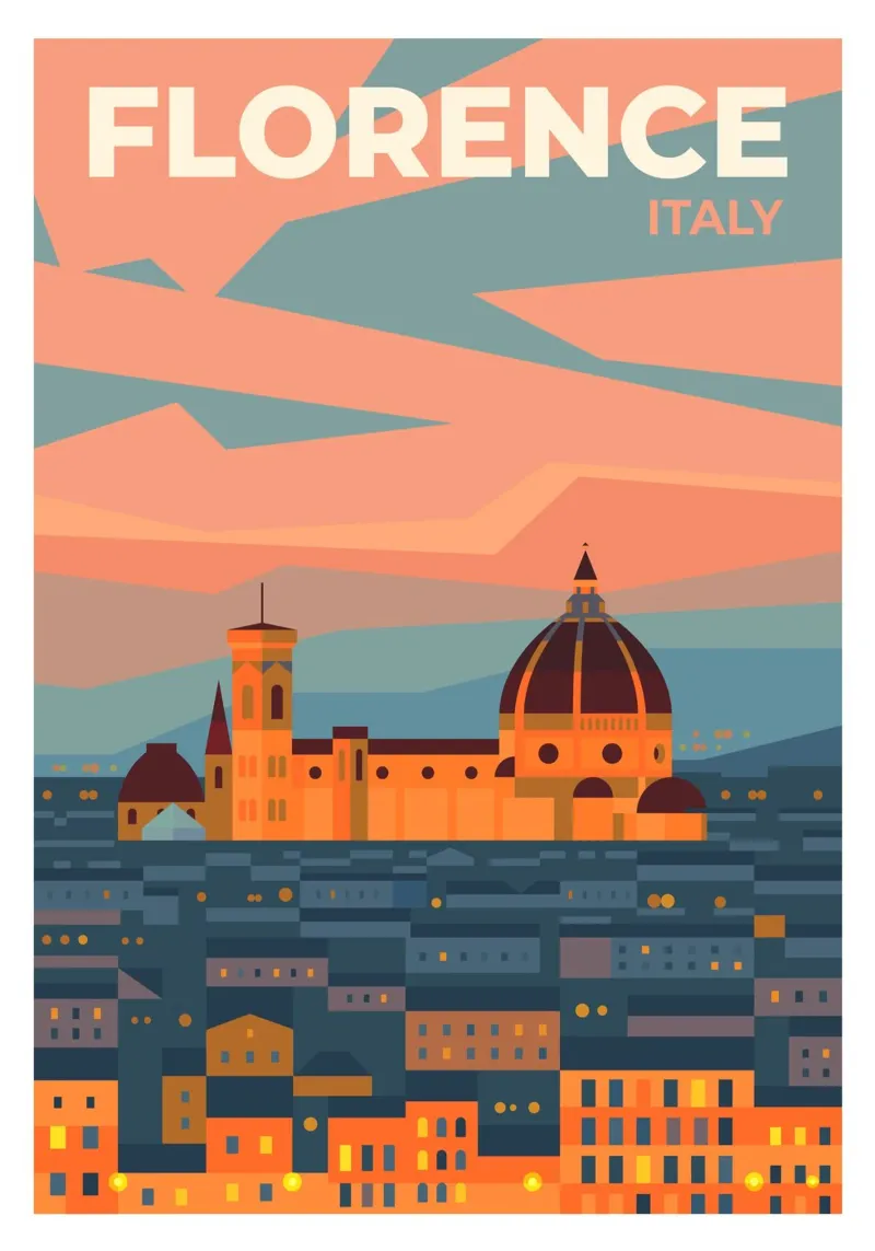 Firenze, Italia poster da Wanderlust Vibes