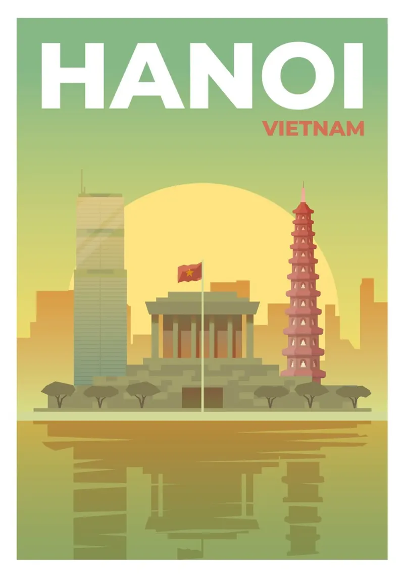 Hanoi, Vietnam plexiglass da Wanderlust Vibes