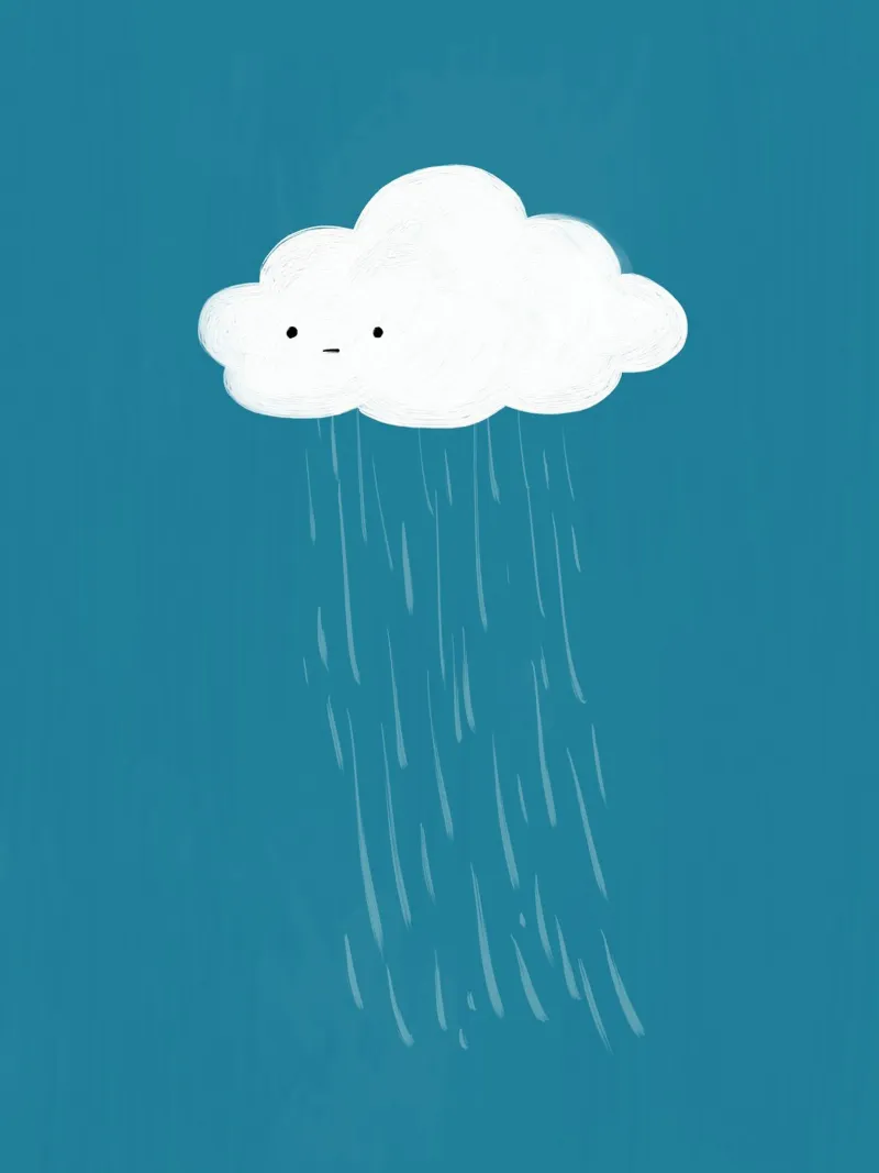 Wolke Hahnemühle von Johannes Lott Illustration