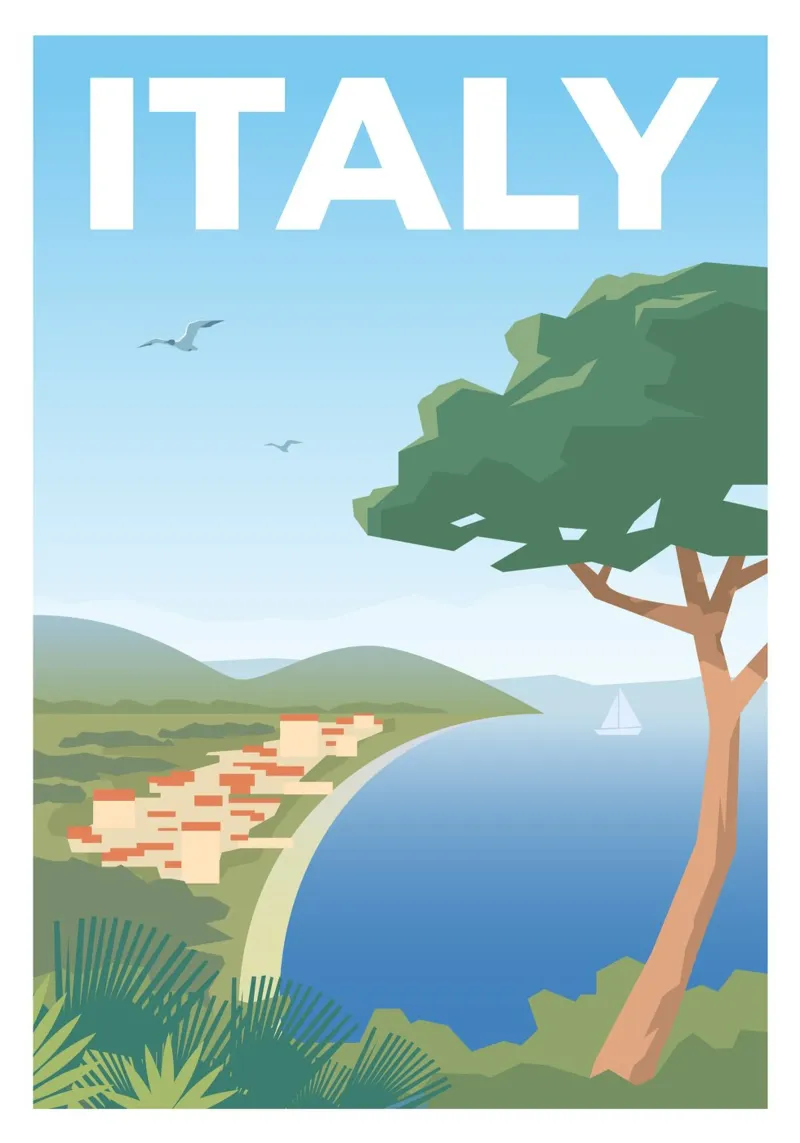 Italia poster de Wanderlust Vibes