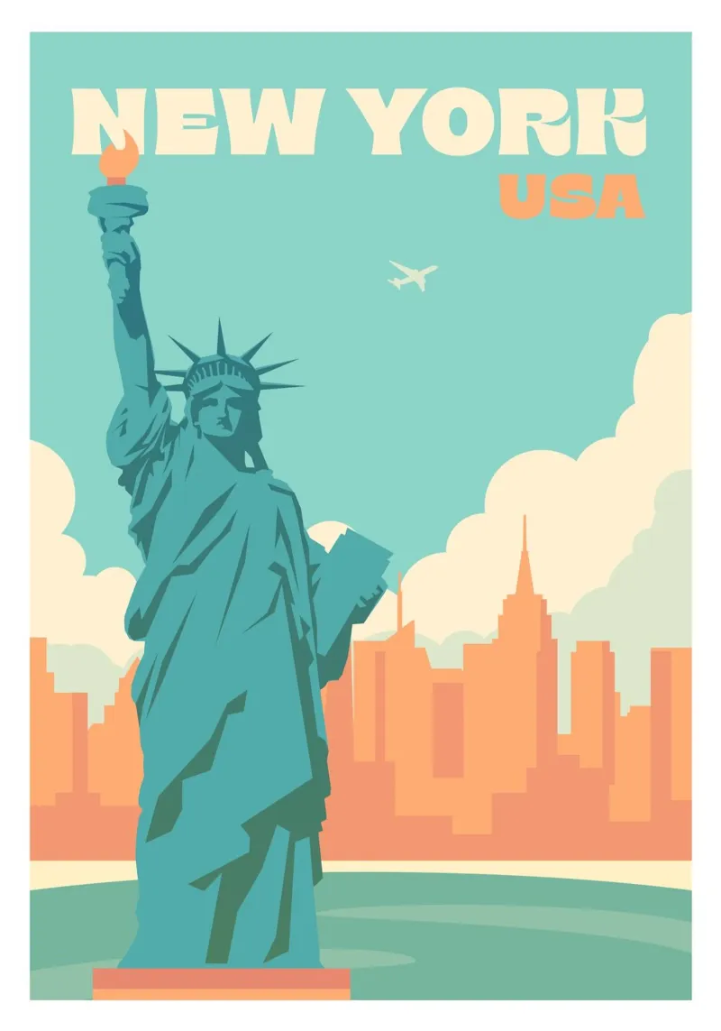 New York, Usa hahnemühle by Wanderlust Vibes