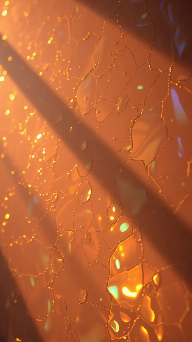 abstract ontwerp met textuuroppervlak, warm zonlicht canvas van DesignDoodle
