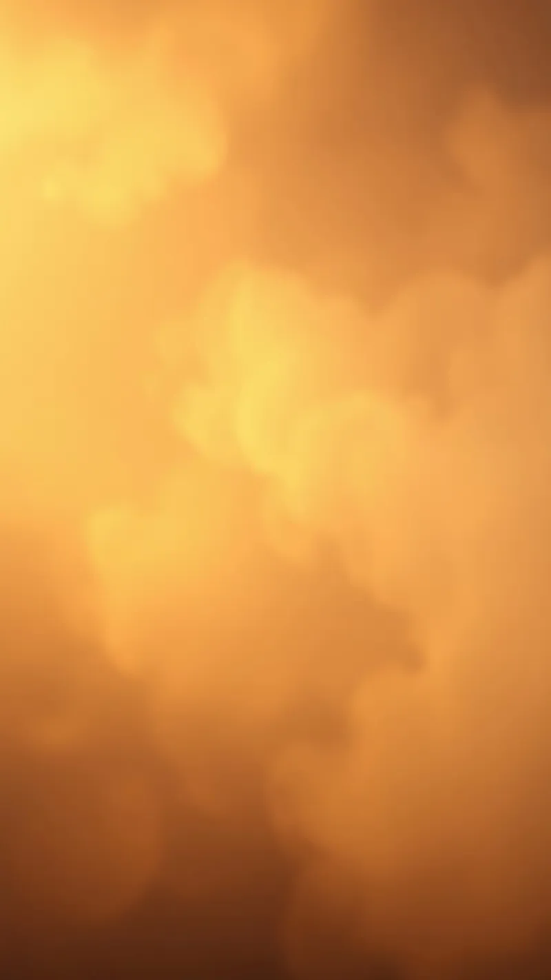 Beautiful abstract warm tone wallpaper with soft cloud backlit film by DesignDoodle