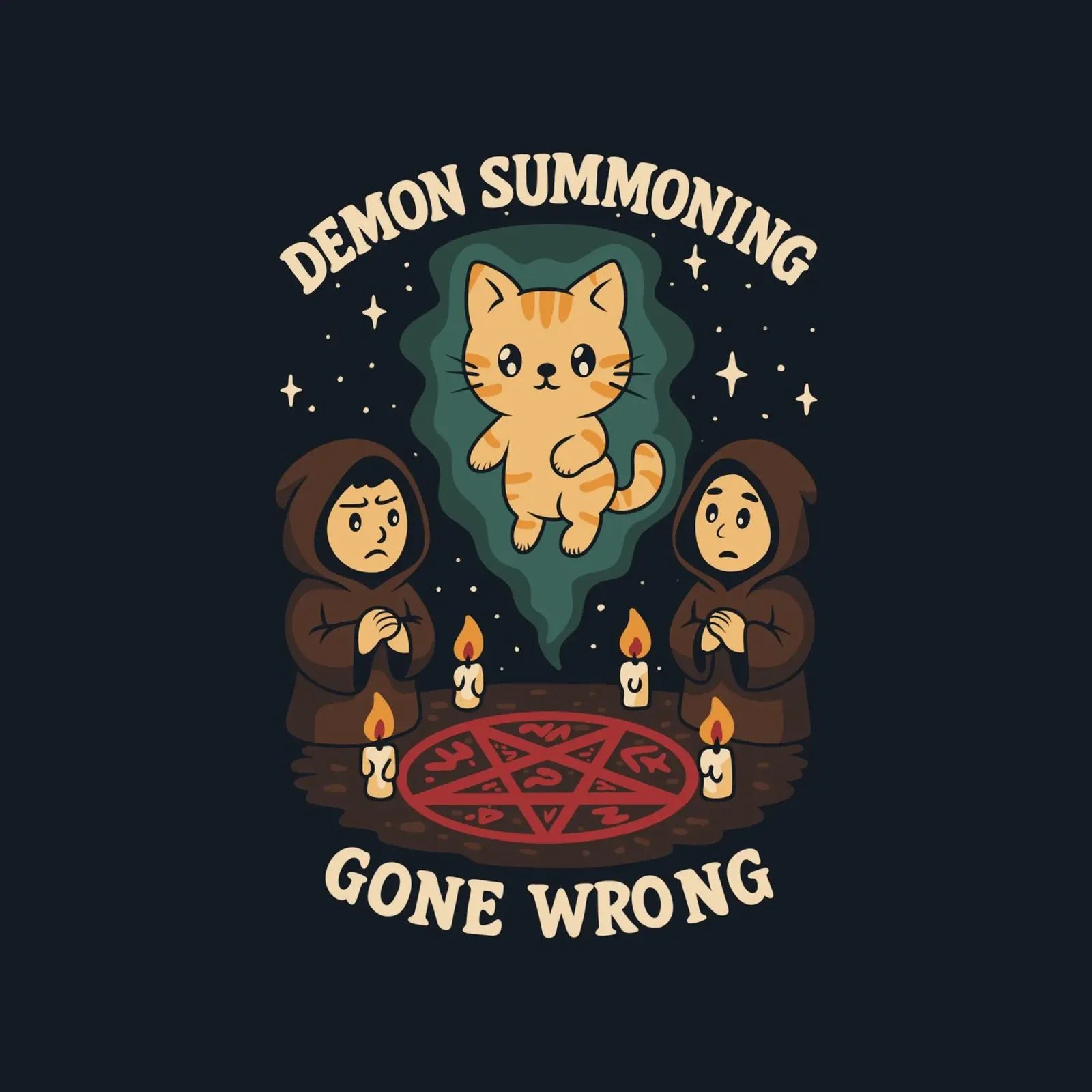Demon Summoning Gone Wrong canvas by Loobs