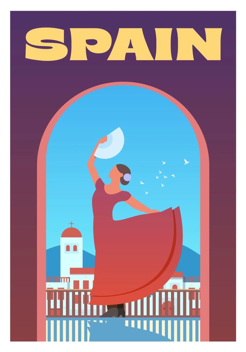 Spain poster by Wanderlust Vibes