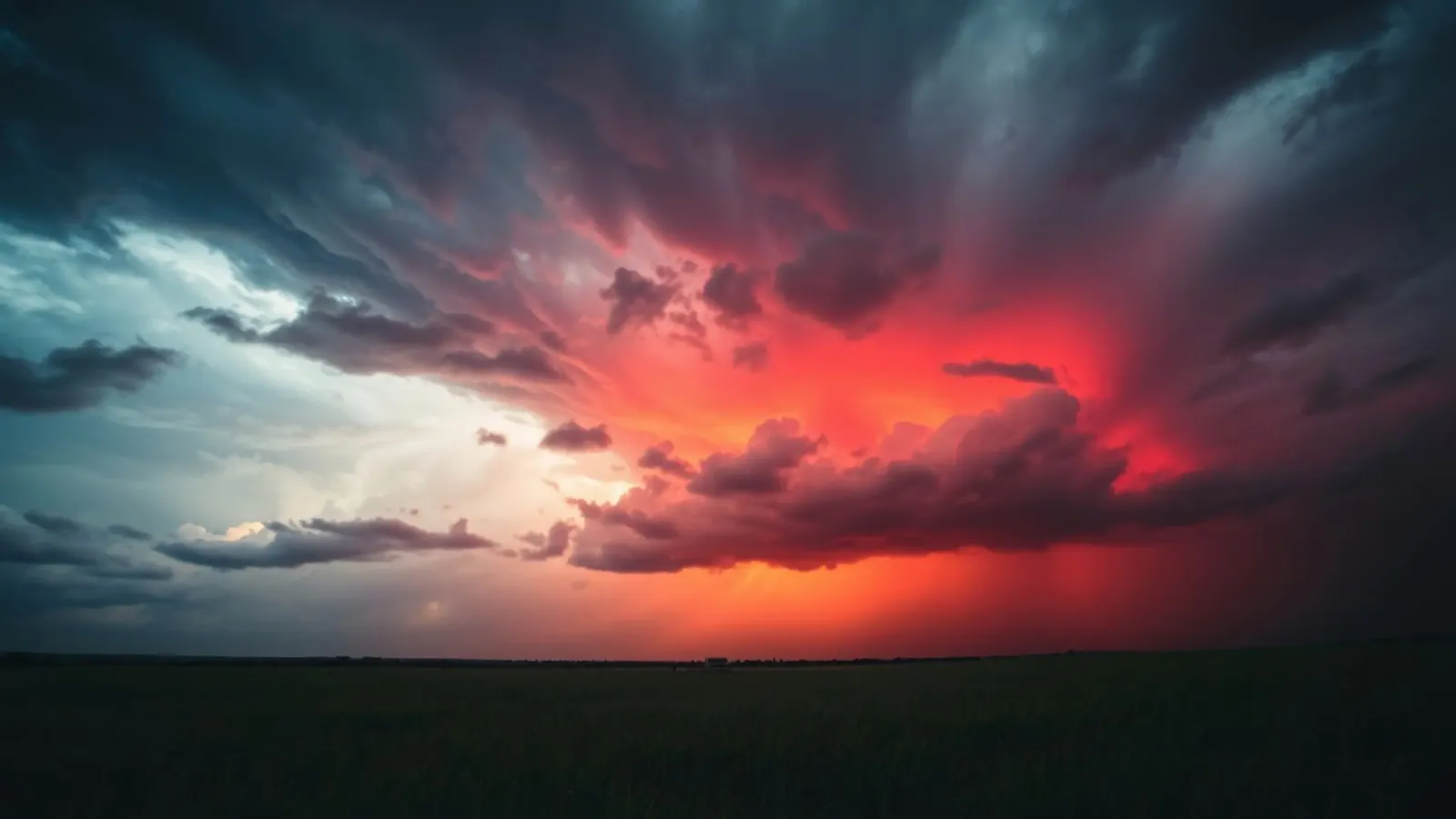Un fondo que representa el cielo con colores complementarios metacrilato de DesignDoodle