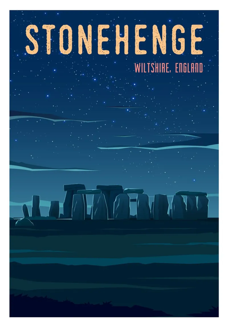 Stonehenge, Inghilterra plexiglass da Wanderlust Vibes