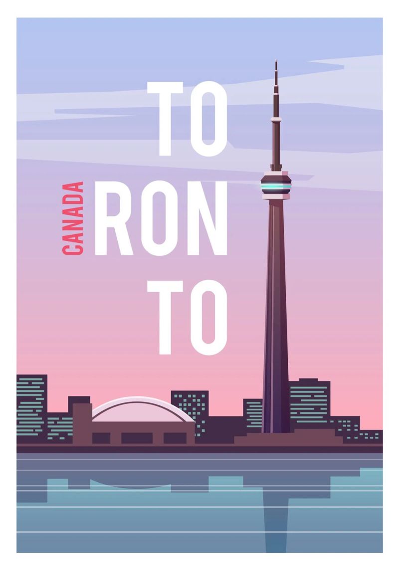 Toronto, Canada poster de Wanderlust Vibes