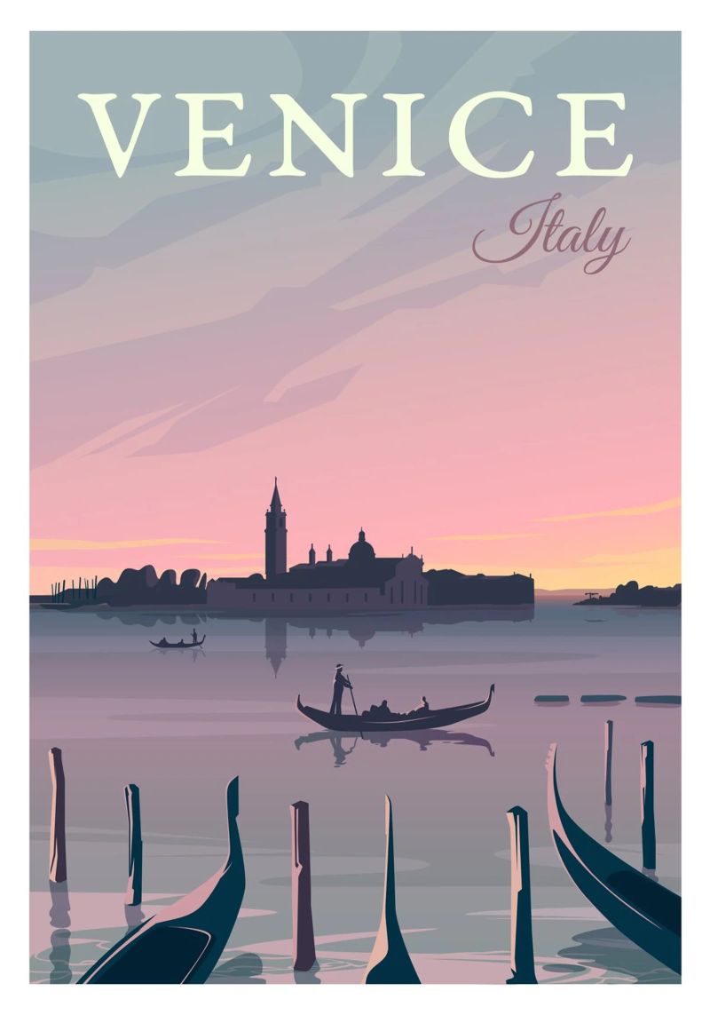 Venise, Italie poster de Wanderlust Vibes