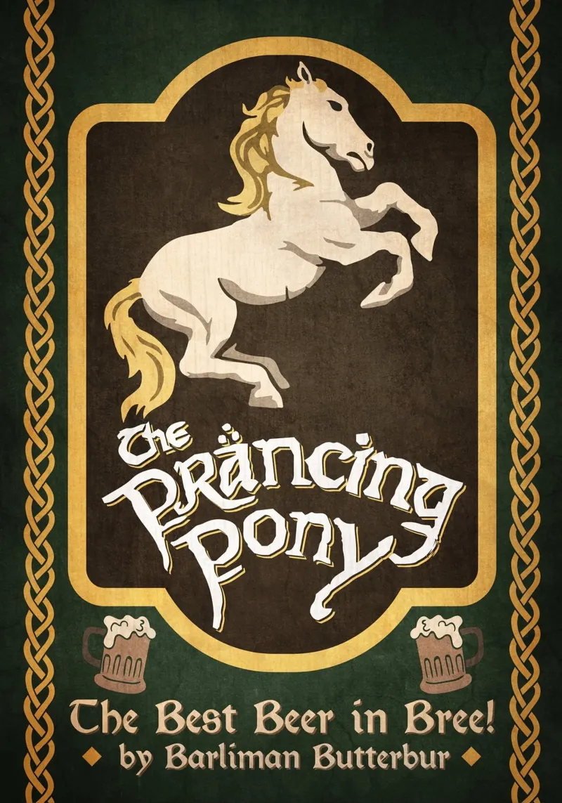 Il Prancing Pony Bar poster da Junkie Movie