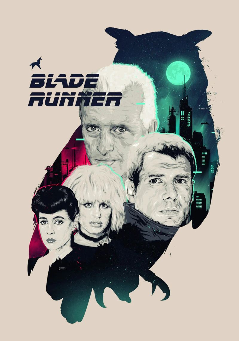 Blade-Runner-Eule Poster von Junkie Movie 2