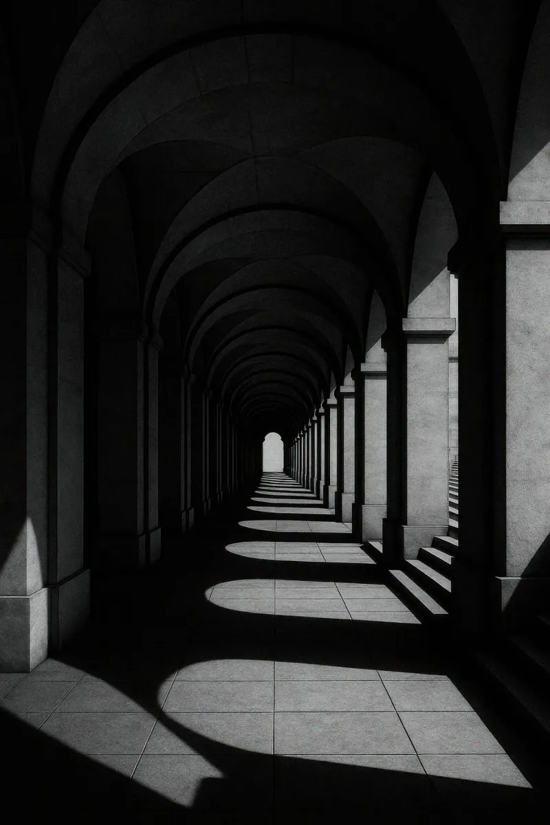 Rome - De schaduwen van de eeuwigheid hahnemühle van Black & White
