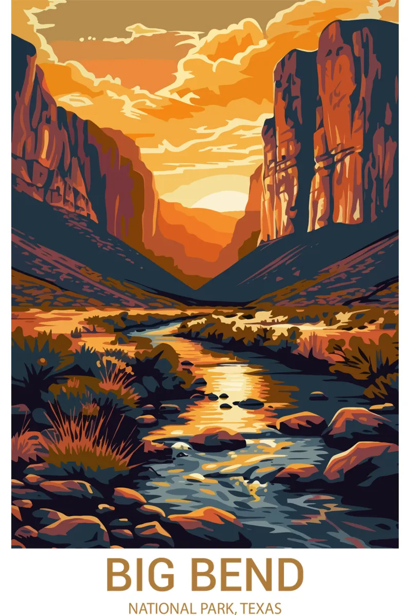 Big-Bend-Nationalpark, Texas Hahnemühle von Wanderlust Vibes